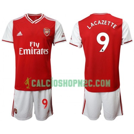 Arsenal Alexandre Lacazette 9 Bambino Maglia Prima 2019/2020 Manica Corta (+ Pantaloncini) 